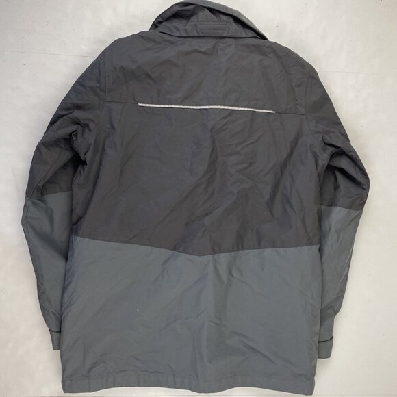 Columbia Interchange Shell Jacket Youth Boy’s M Full Zip Ski Black Blue - Picture 2 of 11